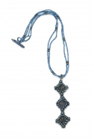 Beaded Diamond Necklace